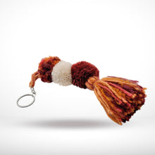Load image into Gallery viewer, 3 PomPom Keychain
